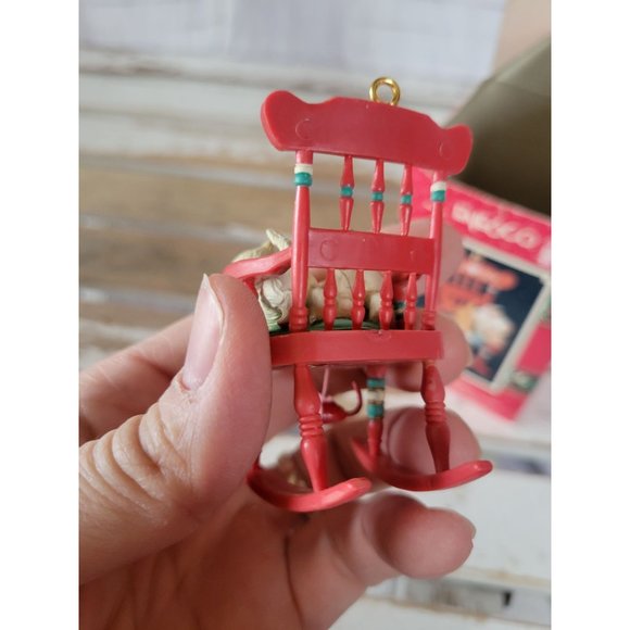 Enesco purr-fect pals cat kitten special friend ornament 1990 vintage - Picture 5 of 8